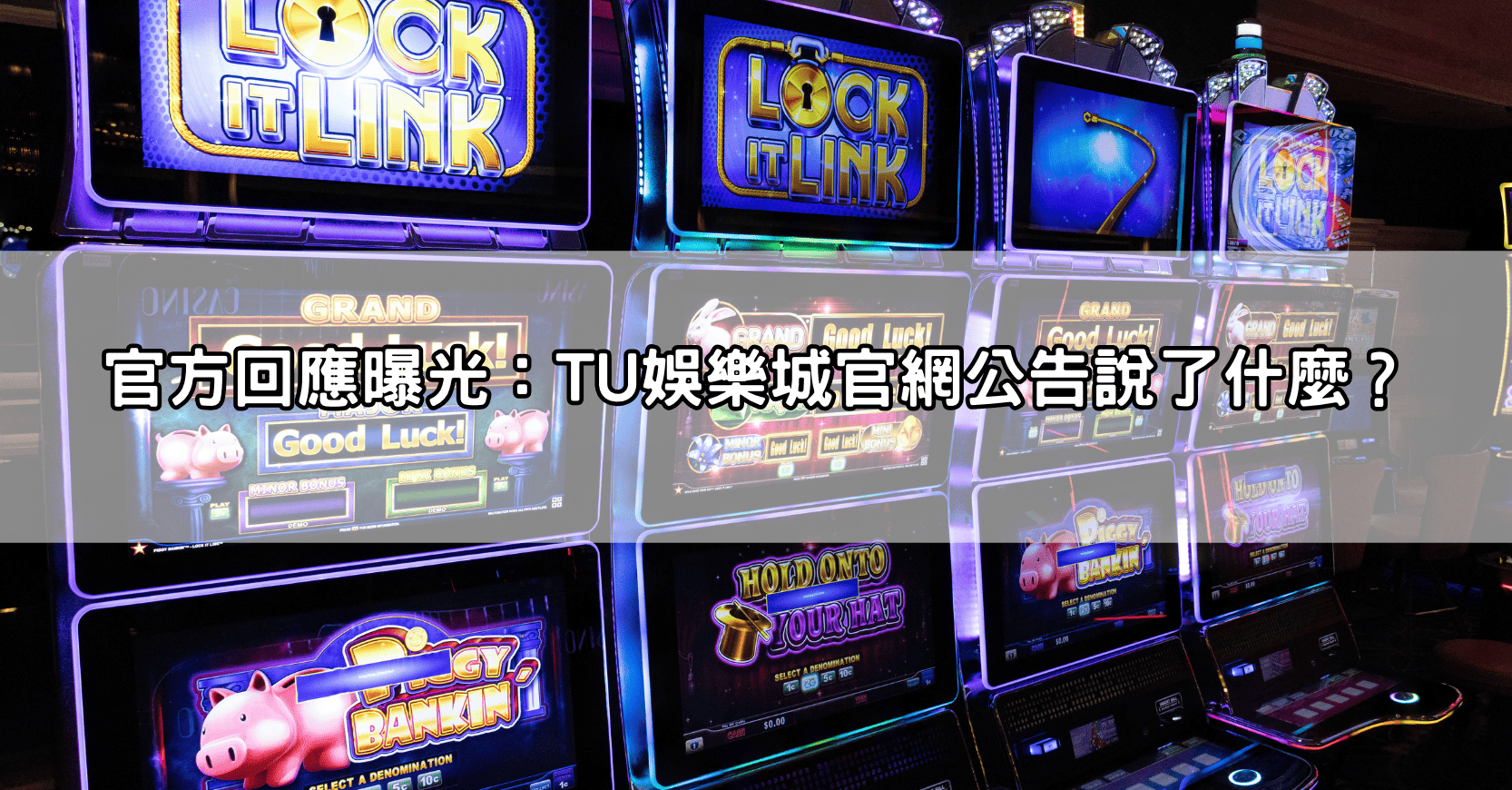 官方回應曝光:TU娛樂城官網公告說了什麼?